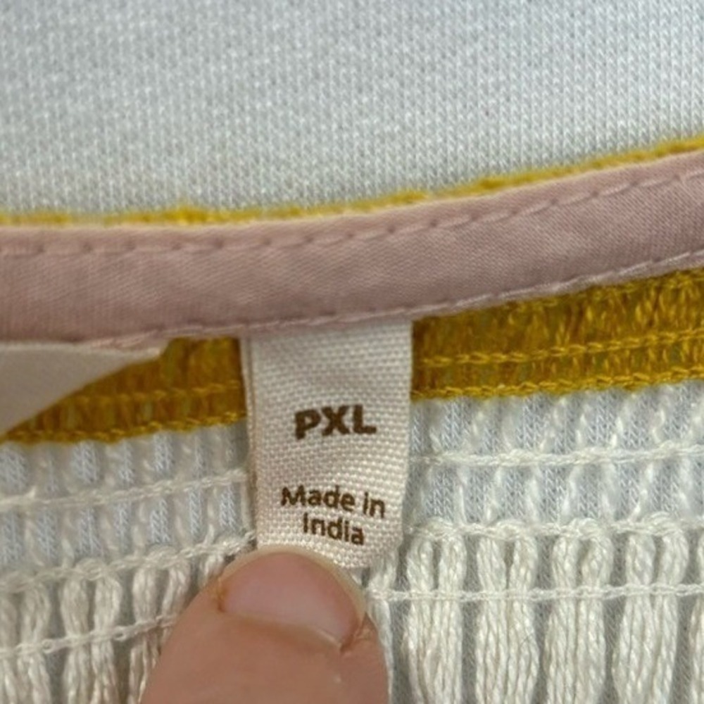 Soft Surroundings Crochet Knit Sweater Lightweight Striped Boho Grannycore PXL - Picture 7 of 7
